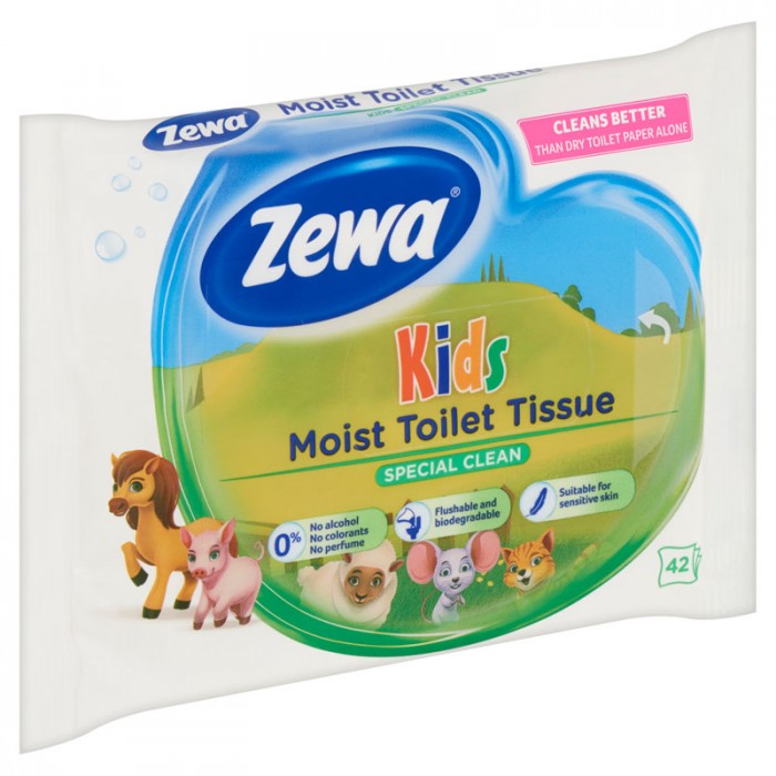 Zewa Kids nedves toalettpapír 42 db